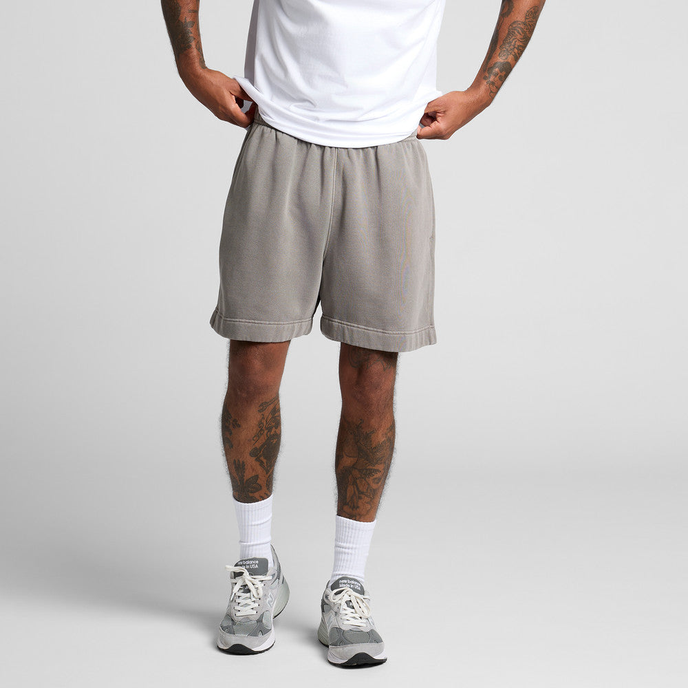 Relax Faded Track Shorts 18&quot;